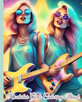 Paperback Rockstar Girls Coloring Book: Famous Rockstar, Rock Out With Cool Rockstars, Gifts for Rockstar Music Lovers Book