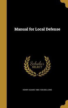Hardcover Manual for Local Defense Book