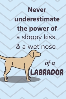 Never underestimate the power of a sloppy kiss & a wet nose of a Labrador: For Labrador Puppy Fans