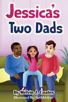 Paperback Jessica's Two Dads [Large Print] Book