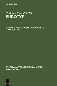 Hardcover Clitics in the Languages of Europe Book