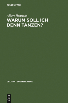 Hardcover Warum soll ich denn tanzen? [German] Book