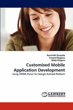 Paperback Customised Mobile Application Development Book
