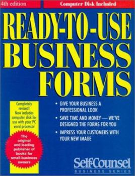 Paperback Ready-To-Use Business Forms [With Disk] Book