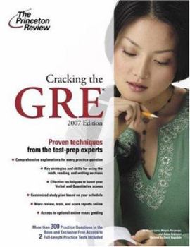 Paperback Cracking the GRE Book