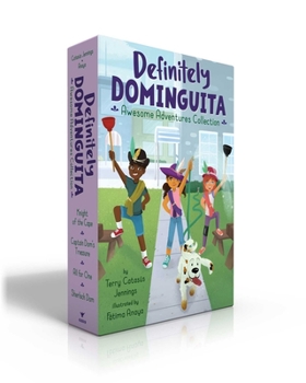 Paperback Definitely Dominguita Awesome Adventures Collection (Boxed Set): Knight of the Cape; Captain Dom's Treasure; All for One; Sherlock Dom Book