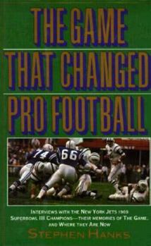 Hardcover The Game That Changed Pro Football Book