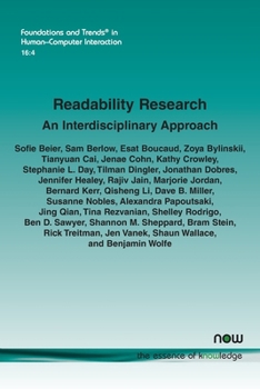 Paperback Readability Research: An Interdisciplinary Approach: An Interdisciplinary Approach Book