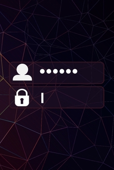 Password and Login Keeper: Alphabetical log book with larger print and page numbers - Geometric polygonal art icon design cover