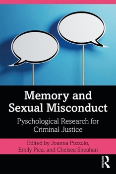 Paperback Memory and Sexual Misconduct: Psychological Research for Criminal Justice Book