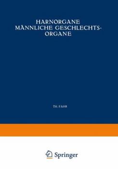 Paperback Harnorgane Männliche Geschlechtsorgane: Erster Teil Niere [German] Book
