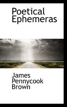 Paperback Poetical Ephemeras Book