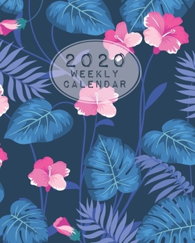 Paperback 2020 Weekly Calendar: Blank 18 Month Weekly Calendar With Space For Notes Book