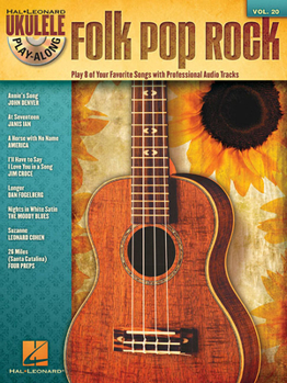 Paperback Folk Pop Rock: Ukulele Play-Along Volume 20 [With CD (Audio)] Book