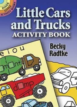 Paperback Little Cars and Trucks Activity Book