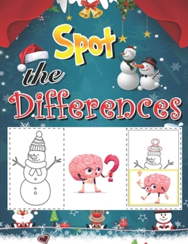 Paperback Spot The Differences: Search and find - Puzzle Books for Kids, Boost Your Brain power and Have Fun Spotting the Differences! Book