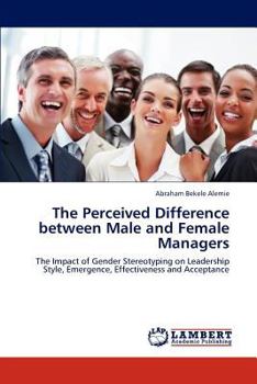Paperback The Perceived Difference between Male and Female Managers Book