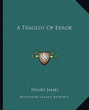 Paperback A Tragedy Of Error Book
