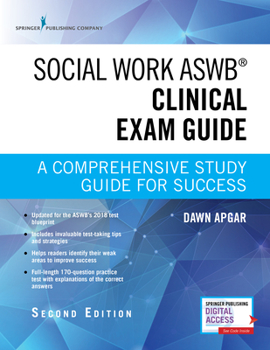 Paperback Social Work Aswb Clinical Exam Guide: A Comprehensive Study Guide for Success (Book + Digital Access) Book