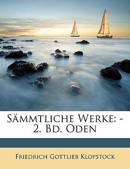 Paperback Sammtliche Werke: -2. Bd. Oden, Erster Band [German] Book