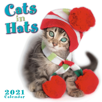 Calendar 2021 Cats in Hats Mini Calendar Book