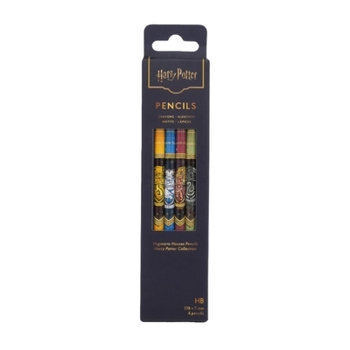 Hogwarts Houses Pencils 4 Pack by Paperblanks (Harry Potter Collection)