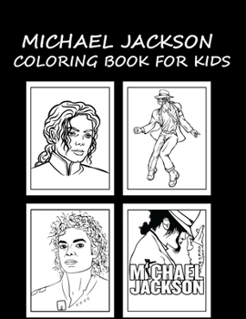 Paperback Michael Jackson Coloring Book For Kids Book