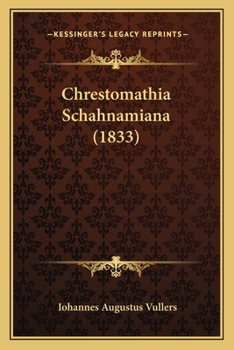 Paperback Chrestomathia Schahnamiana (1833) [Latin] Book