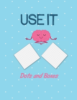 Paperback Use it Dots and Boxes: Fun Family Strategy Activity Paper Games Book For All/A 100 page, 8.5 x11 book