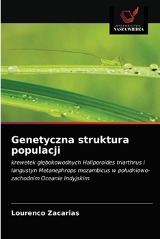 Paperback Genetyczna struktura populacji [Polish] Book