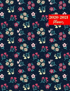 2020-2021 Planner: Pretty Two Year  Personal Journal Week Planners & Goal Planner Organizer -  Weekly & Monthly Dated Agenda Book and To Do List