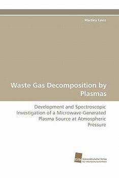 Paperback Waste Gas Decomposition by Plasmas Book