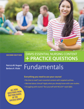 Paperback Fundamentals: Davis Essential Nursing Content + Practice Questions Book