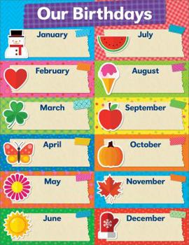 Misc. Supplies Tape It Up! Our Birthdays Chart Book
