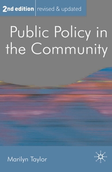 Paperback Public Policy in the Community Book