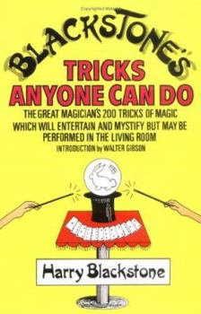 Paperback Blackstone's Tricks Anyone Can Do Book