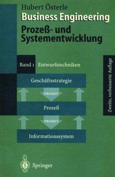 Paperback Business Engineering. Prozeß- Und Systementwicklung: Band 1: Entwurfstechniken [German] Book