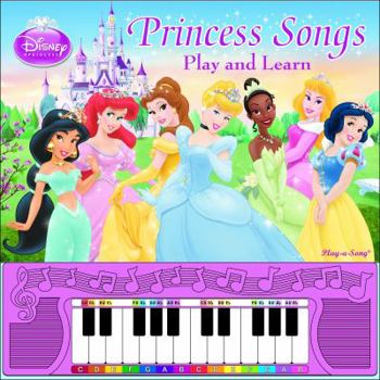 Hardcover Disney Princess Princess Songs Play and Learn Book