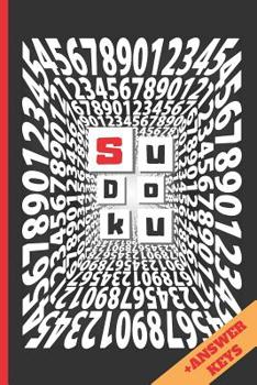 Paperback Sudoku: Answer Keys Included. Tons of Fun. Easy-To-Read Font Sudoku Book. Kids and Adults. Book