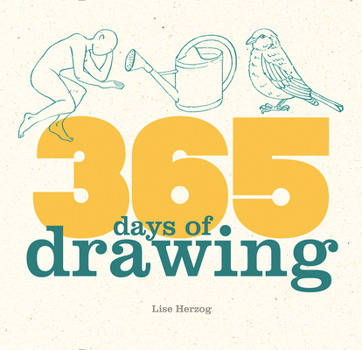 Hardcover 365 Days of Drawing Book