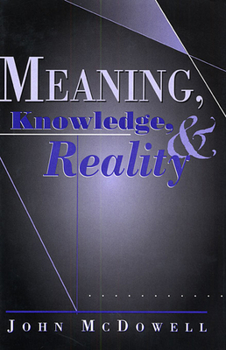 Paperback Meaning, Knowledge, and Reality Book