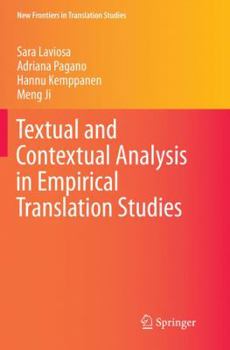 Paperback Textual and Contextual Analysis in Empirical Translation Studies Book