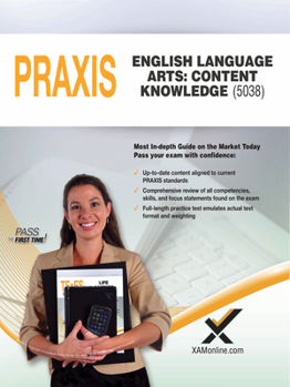 Paperback 2017 Praxis English Language Arts: Content Knowledge (5038) Book