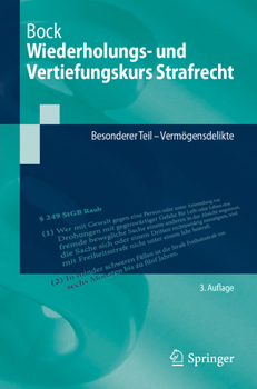 Paperback Wiederholungs- Und Vertiefungskurs Strafrecht: Besonderer Teil - Vermögensdelikte [German] Book