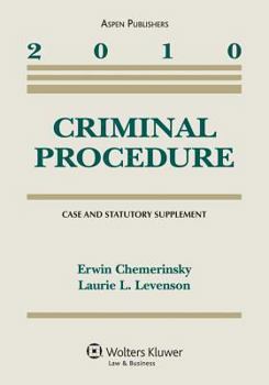 Paperback Criminal Procedure: 2010 Case & Statutory Supplement Book