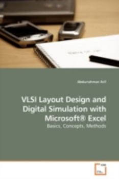 Paperback VLSI Layout Design and Digital Simulation with Microsoft(R) Excel Book