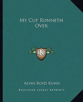 Paperback My Cup Runneth Over Book
