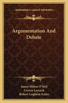 Paperback Argumentation And Debate Book