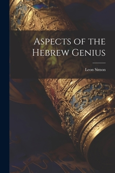 Paperback Aspects of the Hebrew Genius Book