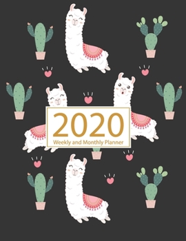 2020 Planner Weekly and Monthly: Jan 1, 2020 to Dec 31, 2020: Weekly & Monthly Planner + Calendar Views | Inspirational Quotes and Cactus Cover (2020 Planner Series)
